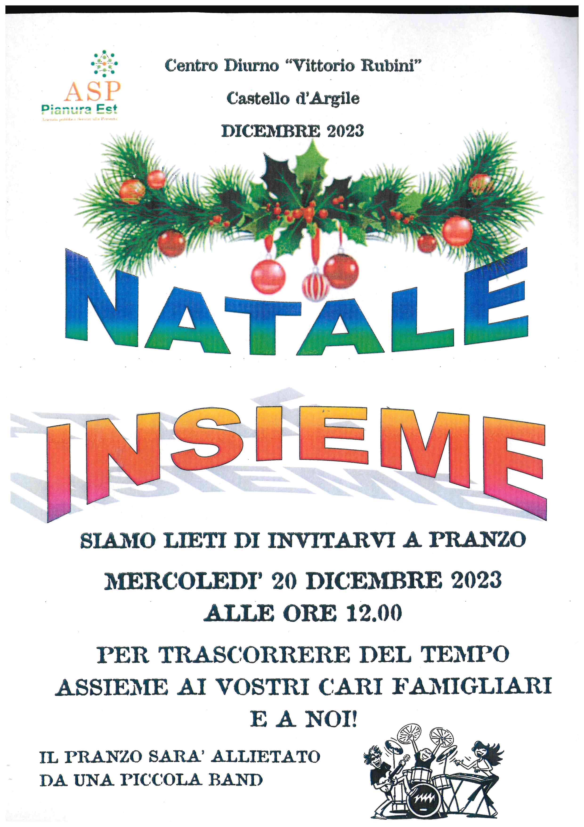 NATALE INSIEME -CENTRO DIURNO VITTORIO RUBINI-